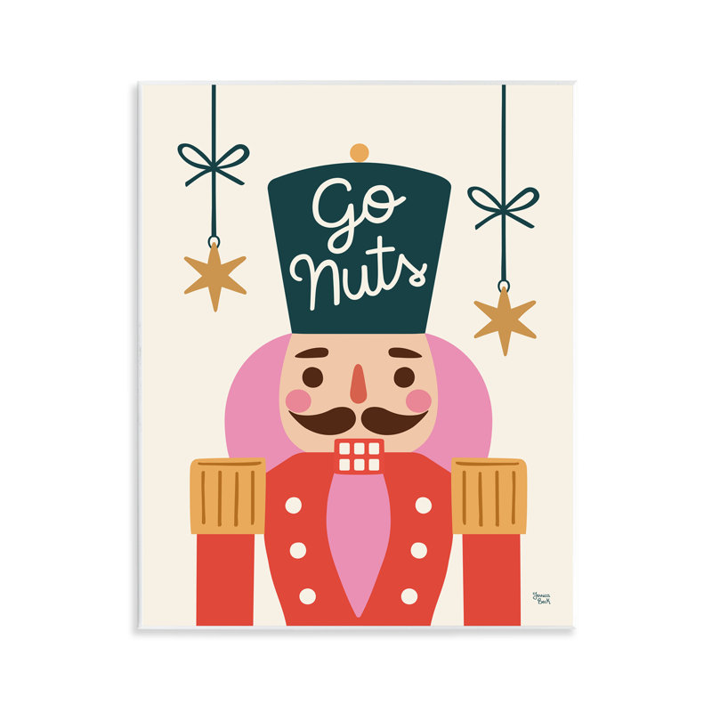 Plaque murale casse-noisette Go Nuts, design par Jessica Beck