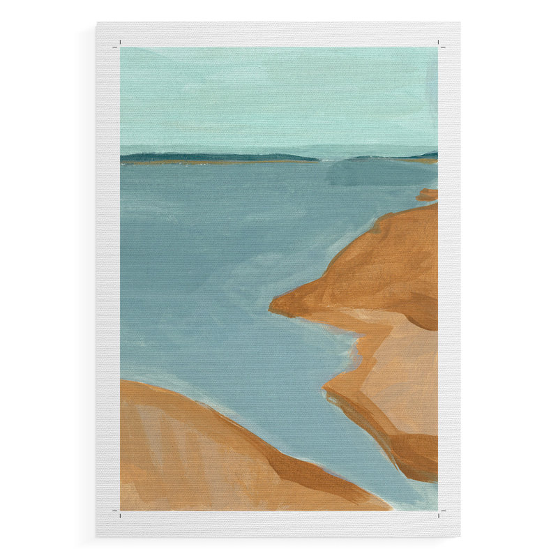 Out on the Sandbar I - Impression sur toile seulement - non encadrée, H 60 po x l 40 po