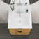24"X19.7" White Rectangular Single Vanity Top With Overflow(Sink Only)