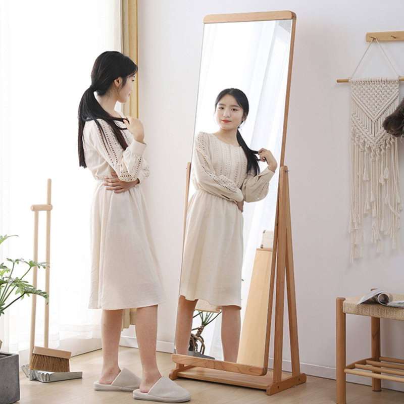 Rectangle Solid wood Full Length Mirrors