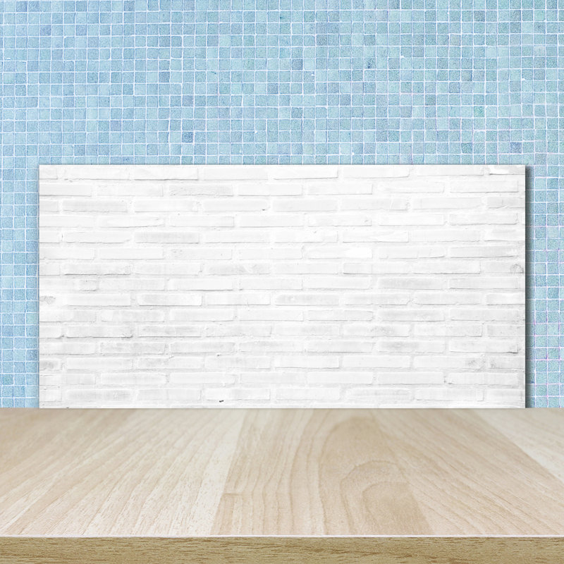 Alaana 50cm W x 100cm L Glass Peel and Stick Panel