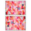 Art urbain coloré sur toile Crimson Pulse-111736539-111736542