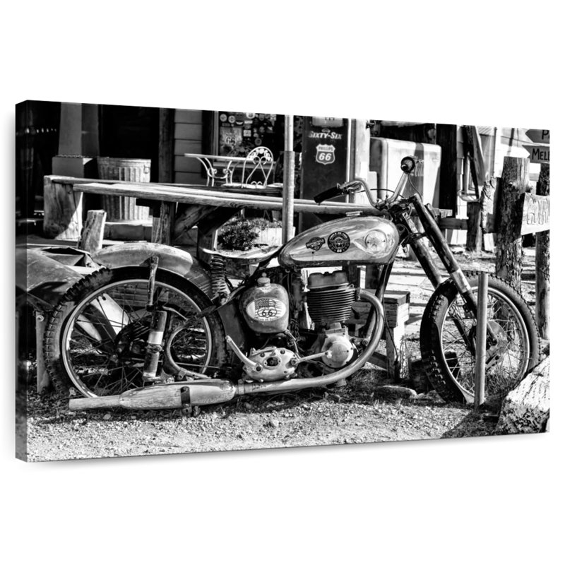 Mehar Black Arizona - Moto US 66, H 20 po x l 30 po