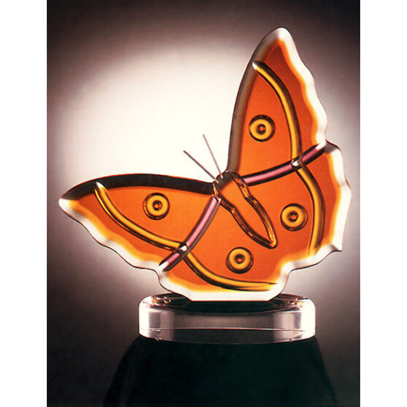 Sculpture papillon en acrylique