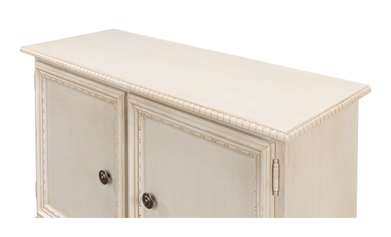 Forsythe 42'' W Solid Wood Sideboard, Bright Lime White