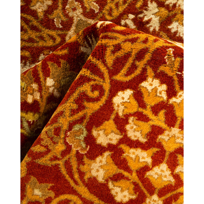 Classic One-of-a-Kind 3' 2" X 12' 4" Hand Knotted Area Rug