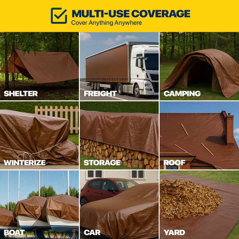 Tarp-Brown-16M-16X20, H 16 po x l 20 po
