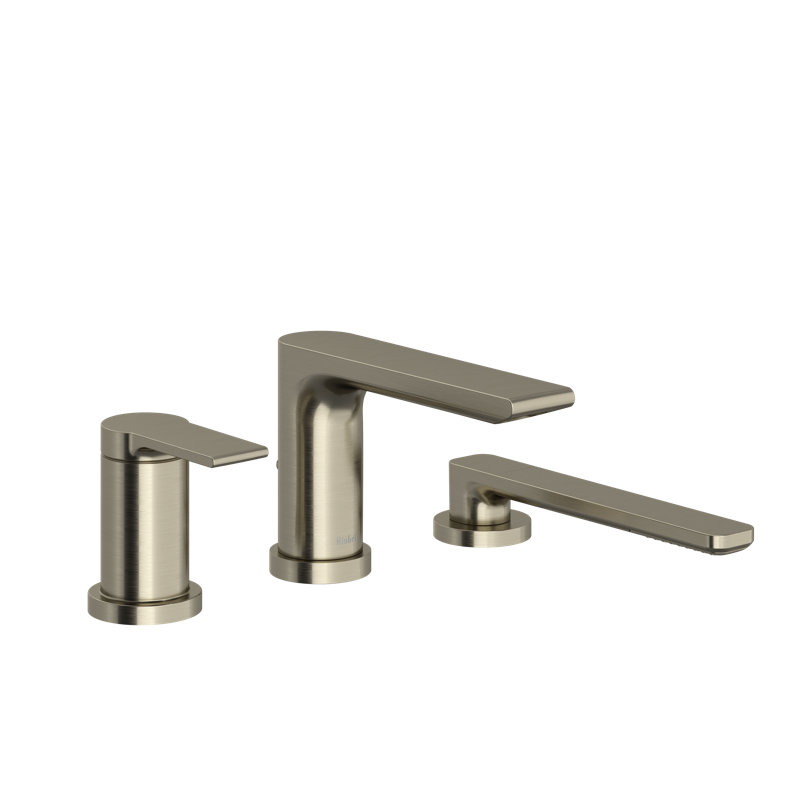 Fresk 3-Hole Deck Mount Tub Filler Trim, Brushed Nickel