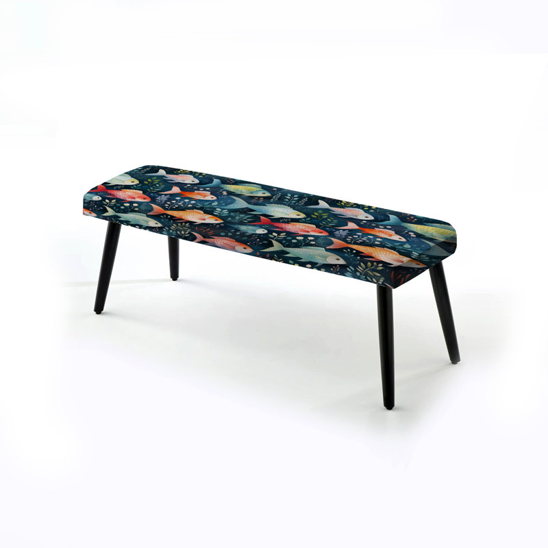 Liliam - Banc rembourré noir Coastal