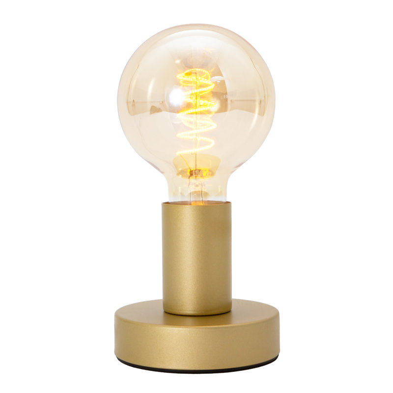 Metal Lamp Base Lamp, Gold