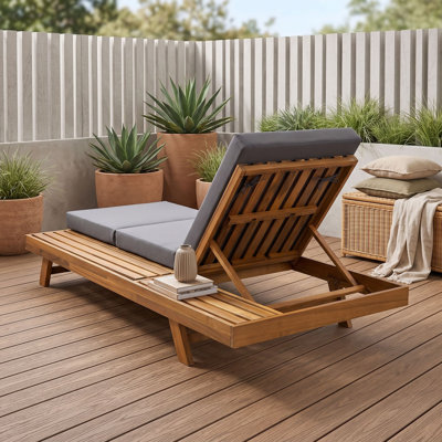 Patio Chaise Lounges with Lounge Cushion