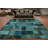 Distressed Geometric Patchwork Area Rug 8x10
