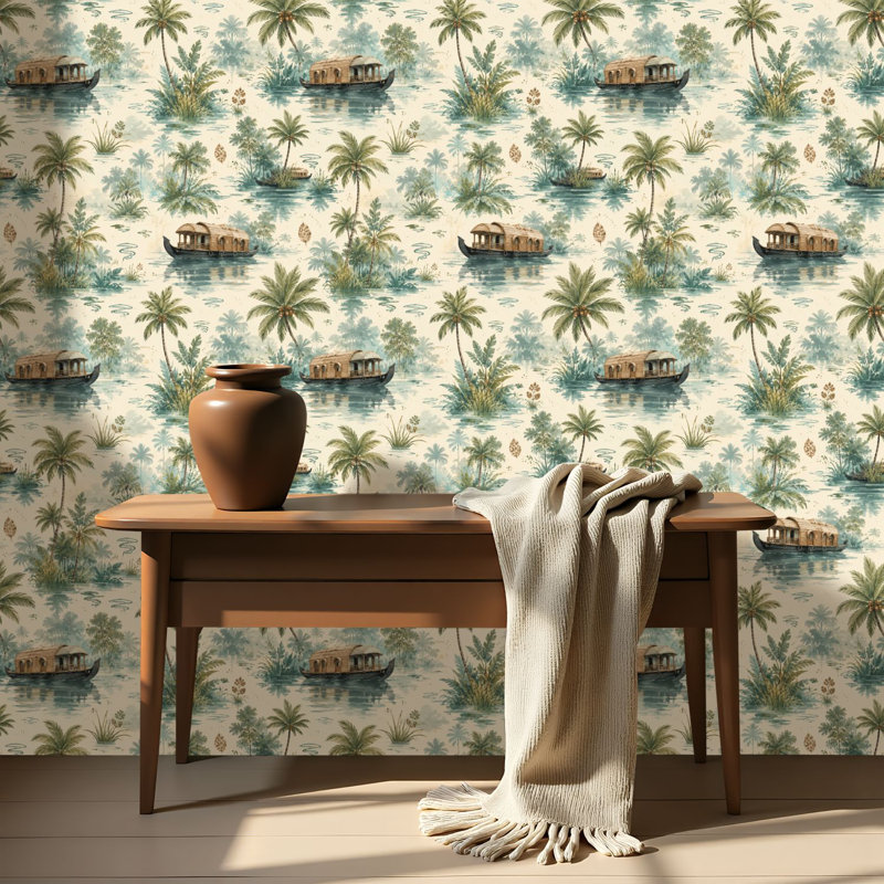 Papier peint adhésif tropical Tropical House