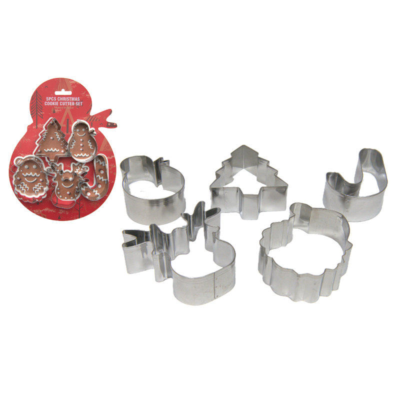 Christmas Cookie Cutter Snowman 5 Piece