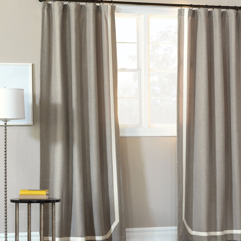Niche Room Darkening Curtain, 96" W x 96" L, Left