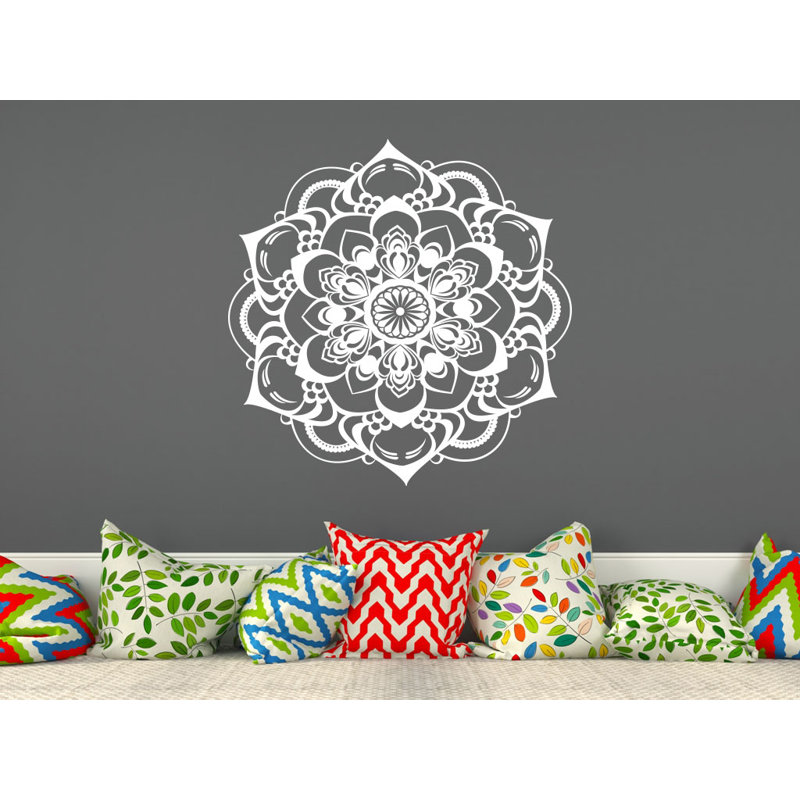 Décalcomanie murale décoration boho Natazhat, blanc