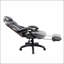 Fauteuil de direction de jeu entièrement inclinable avec repose-pieds, support ergonomique et confort