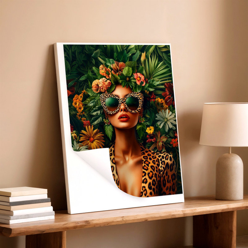 Impression sur toile murale Fashion Fashion Paris Poodle, H 20 po x l 30 po