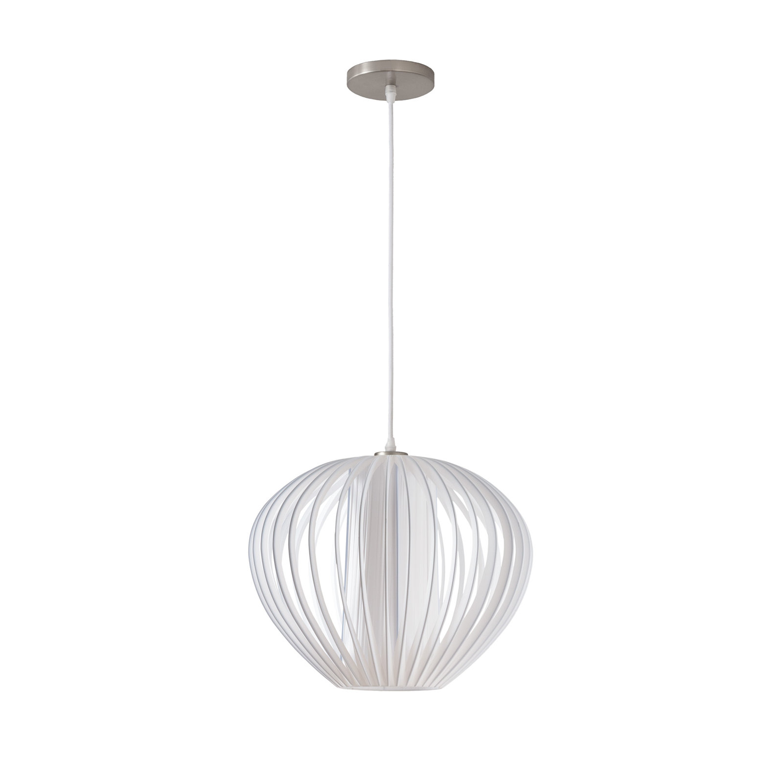 Mouton Dimmable Pendant, Satin Nickel
