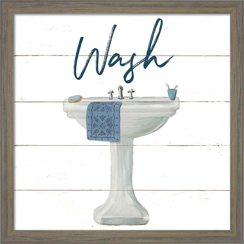 «Cottage Bath» par Wild Apple Portfolio, art encadré (ensemble de 2)