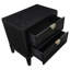Table de chevet 2 tiroirs Mason
