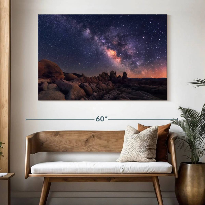 Alvord Joshua Tree Voie Lactée, H 34 po x l 51 po