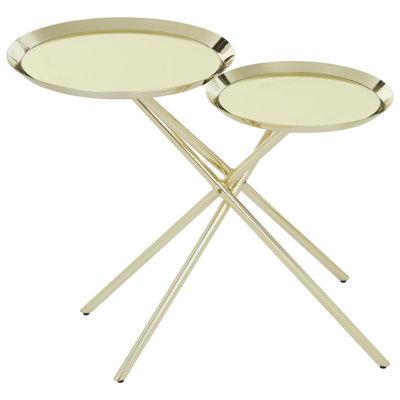 Emile Tray Top Cross Legs End Table