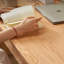 Bureaux rectangulaires en bois massif Burlywood-107362586