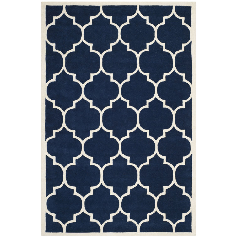 Imogen Geometric Wool Hand Woven Area Rug