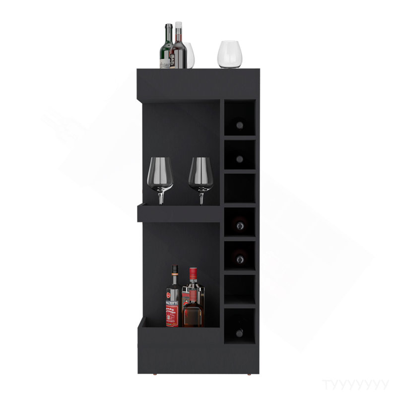 Bar, 16 tablettes, Noir