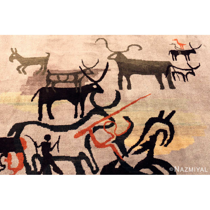 Tapis rétro vintage équatorien Olga Fisch
