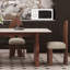 Table de salle à manger rectangulaire de style médiéval-110966680