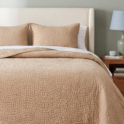 Cotton Wave Hand Stitch Quilt Set