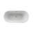 Aldine 59" x 23" Freestanding Soaking Acrylic Bathtub
