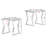 Deondra Glass Top Living Room Table Set