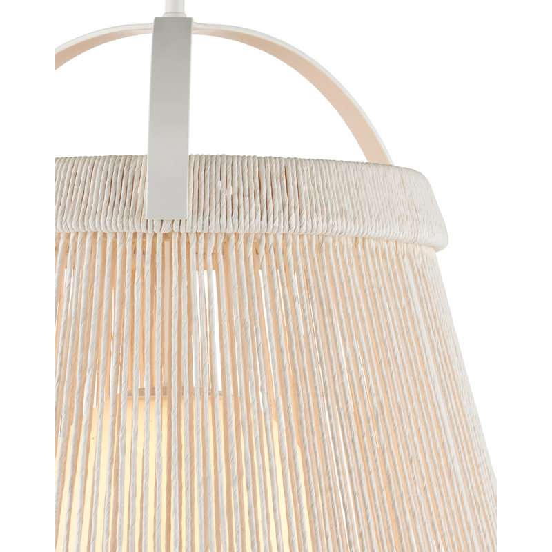 Parnell 1 - Light Pendant, Gesso White