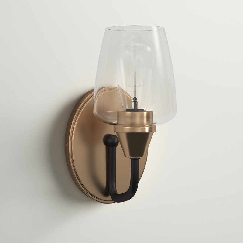 Roseta Armed Sconce, Bronze/Antique Brass