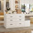 61.9'' W 12-Drawer Storage Bench With Flip-Up Seat-120149310