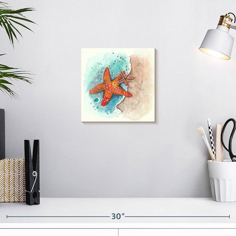 Crowle Starfish Beach Pair, 10" H x 10" W