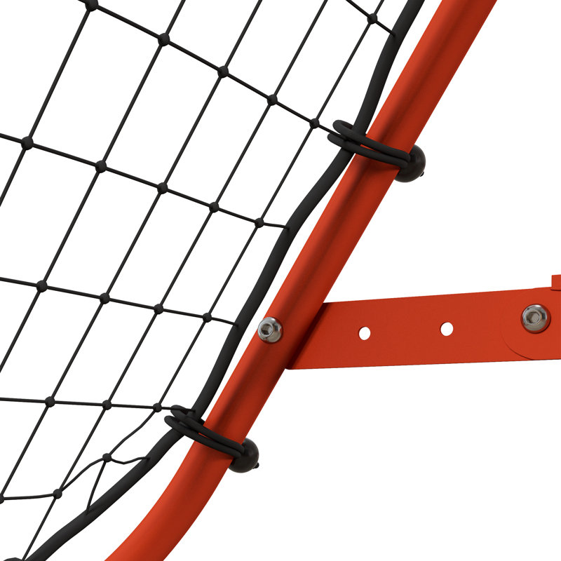 Filet de volleyball, rebond ajustable, rouge, Rouge