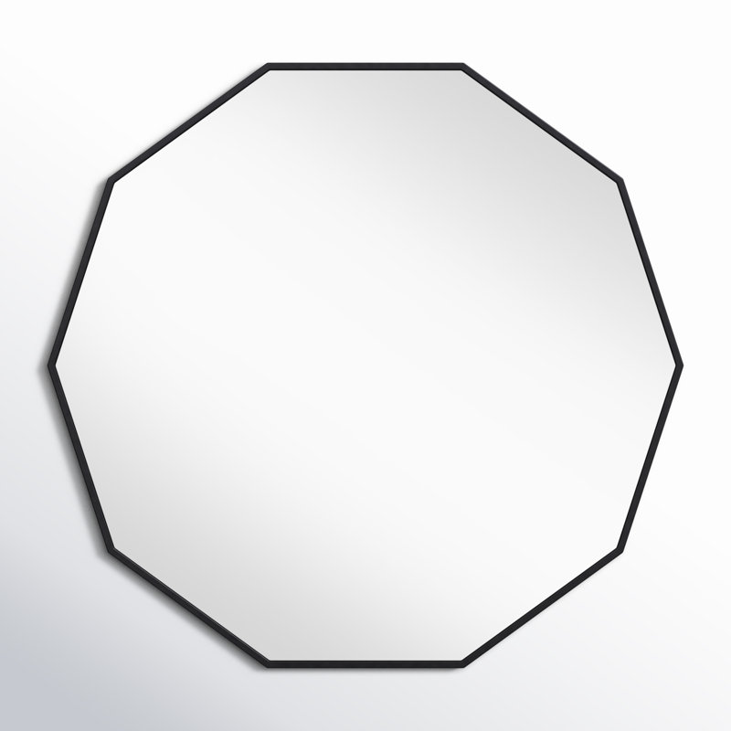 Miroir d'appoint Argent, Noir