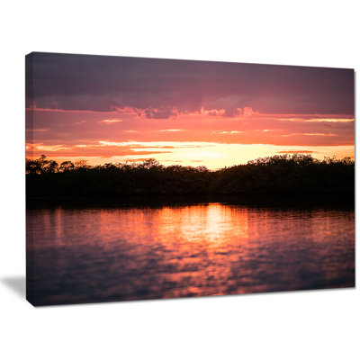 " Sunset On Tropical Lagoon "