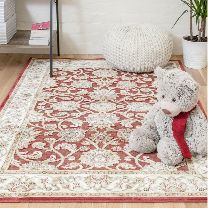Donvers Oriental Shag Area Rug, Rectangle 140 x 200cm
