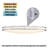 33 Inch 40 Watt LED Indoor Flush Mount Ceiling Fixture with Colour Temperature Selection, Matte Black Finish, Frosted Acrylic Shade-109763901