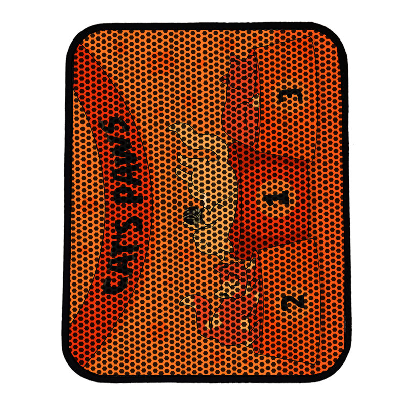 Tapis pour litière de qualité supérieure, 18 po x 24 po | 50% PVC / 50% polyester, lavable à la machine et passer l'aspirateur | Conception durable et facile à nettoyer pour les propriétaires d'animaux de compagnie | Protégez vos planchers des dégâts de la litière