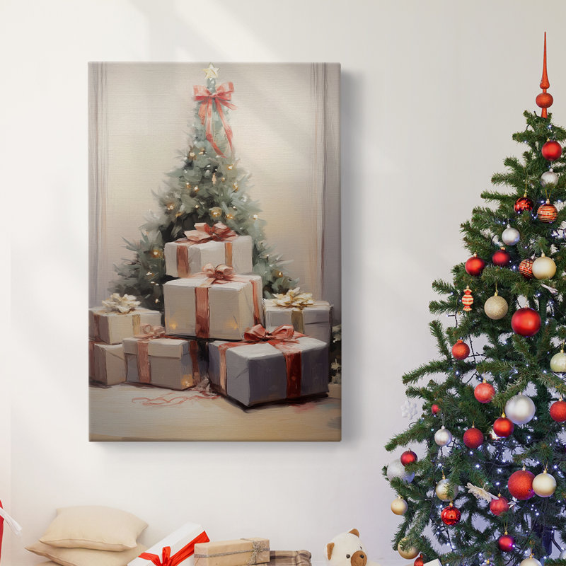 Art des Fêtes de Noël - Toile tendue avec châssis - série 2-CCLV, H 24 po x l 16 po