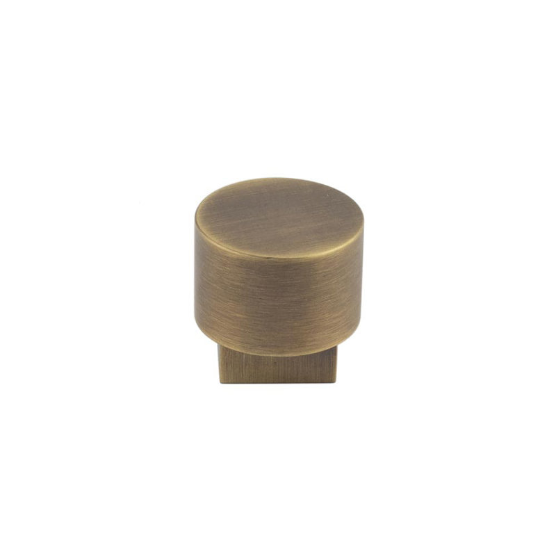 Westminster 30mm diameter cylindrical knob, Antique Bronze