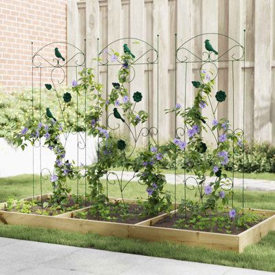 110cm H x 40cm W Steel Border Fencing