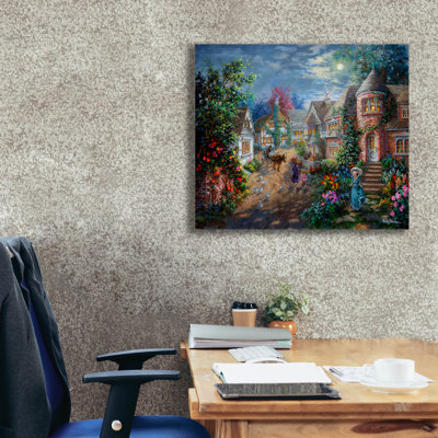  «Moonlight Splendor» par Nicky Boehme, art mural sur toile, 30 po x 26 po