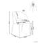 48cm H Fabric Upholstered Upholstered Back Side Chair-1092439759